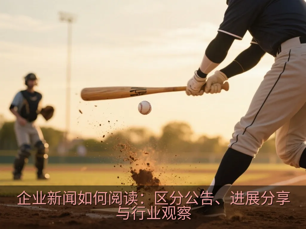 整洁的信息核对清单与日历时间线，呈现企业新闻阅读流程